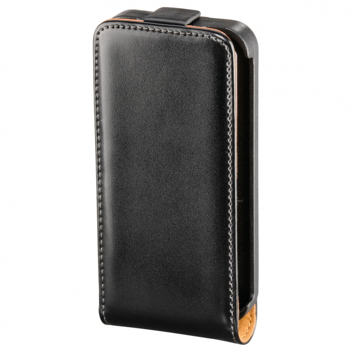 Hama Mobilväska Sams Star flip-front svart läder in the group SMARTPHONE & TABLETS / Phone cases / Samsung at TP E-commerce Nordic AB (C30196)