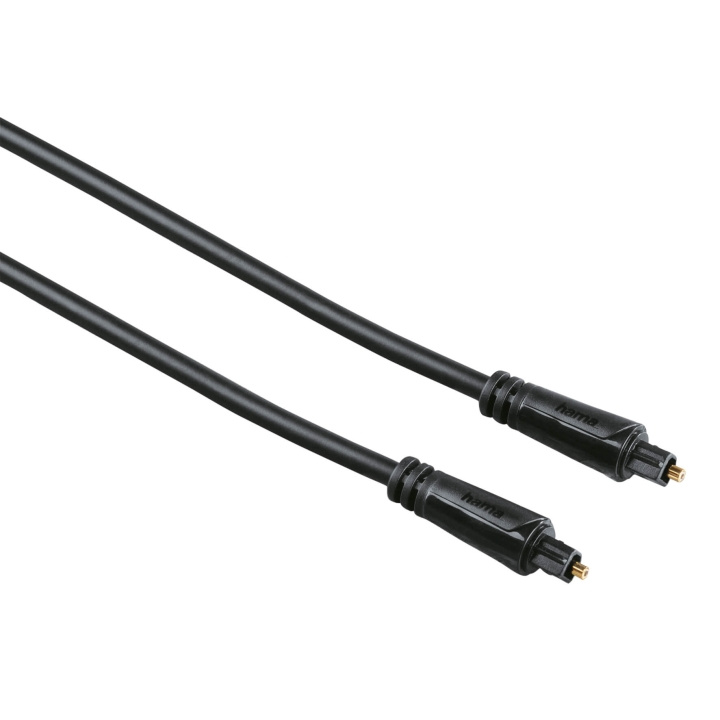 Hama Kabel Audio Optisk Guld Svart 3m in the group HOME ELECTRONICS / Cables & Adapters / Audio Digital at TP E-commerce Nordic AB (C30206)
