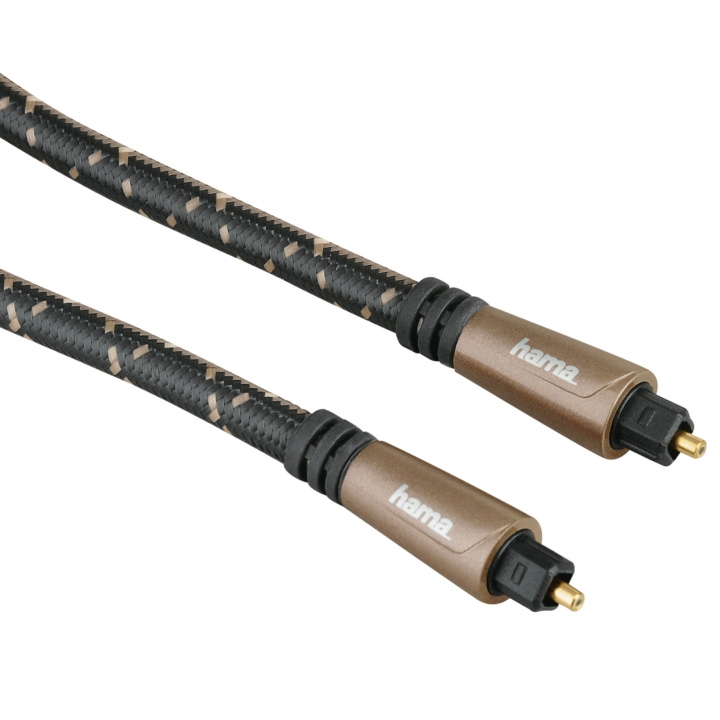 Hama Kabel Audio Optisk Pro Svart 1.5m in the group HOME ELECTRONICS / Cables & Adapters / Audio Digital at TP E-commerce Nordic AB (C30208)