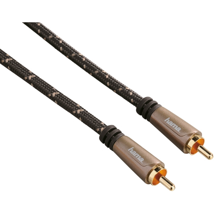 Hama Kabel Audio Digital RCA Pro Svart 3m in the group HOME ELECTRONICS / Cables & Adapters / RCA / Cables at TP E-commerce Nordic AB (C30209)