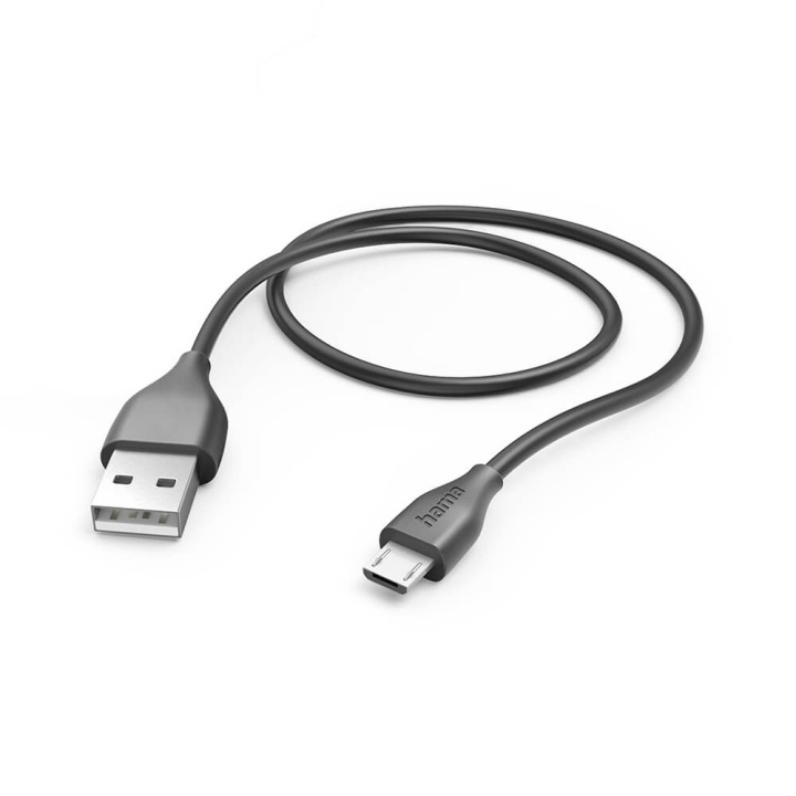 Hama Charging Cable USB-A to Micro-USB Black 1.5m in the group SMARTPHONE & TABLETS / Chargers & Cables / Cables / Cables microUSB at TP E-commerce Nordic AB (C30217)