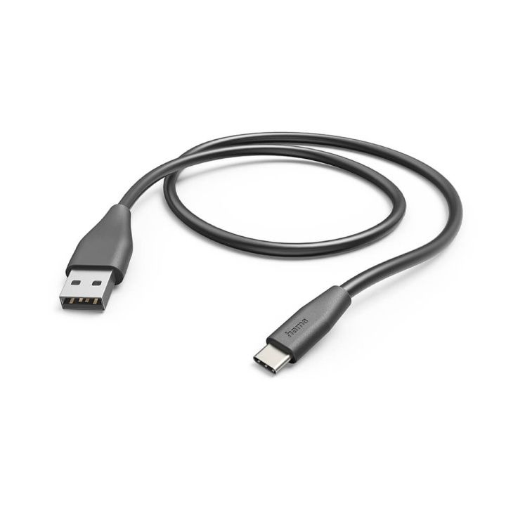 Hama Charging Cable USB-A to USB-C Black 1.5m in the group SMARTPHONE & TABLETS / Chargers & Cables / Cables / Cables Type C at TP E-commerce Nordic AB (C30220)