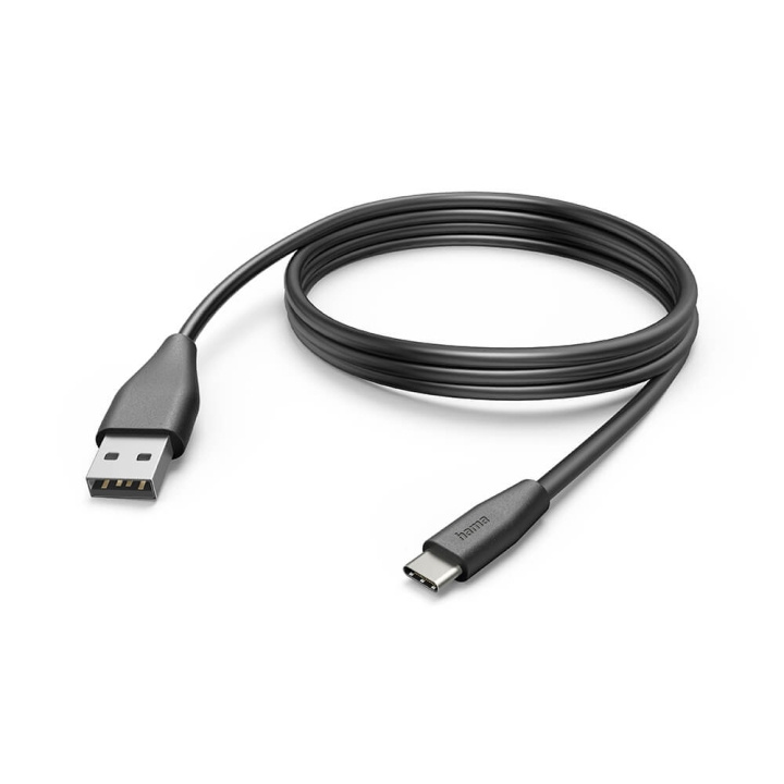 Hama Charging Cable USB-A to USB-C Black 3.0m in the group SMARTPHONE & TABLETS / Chargers & Cables / Cables / Cables microUSB at TP E-commerce Nordic AB (C30221)