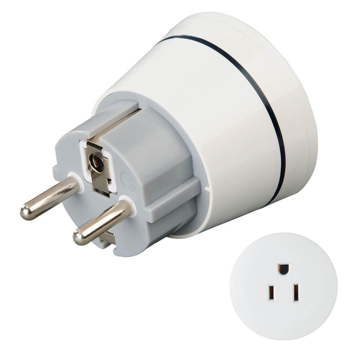 Hama Travel Adapter Type A/B US-EU in the group HOME, HOUSEHOLD & GARDEN / Electricity & Lighting / Travel adapters at TP E-commerce Nordic AB (C30231)