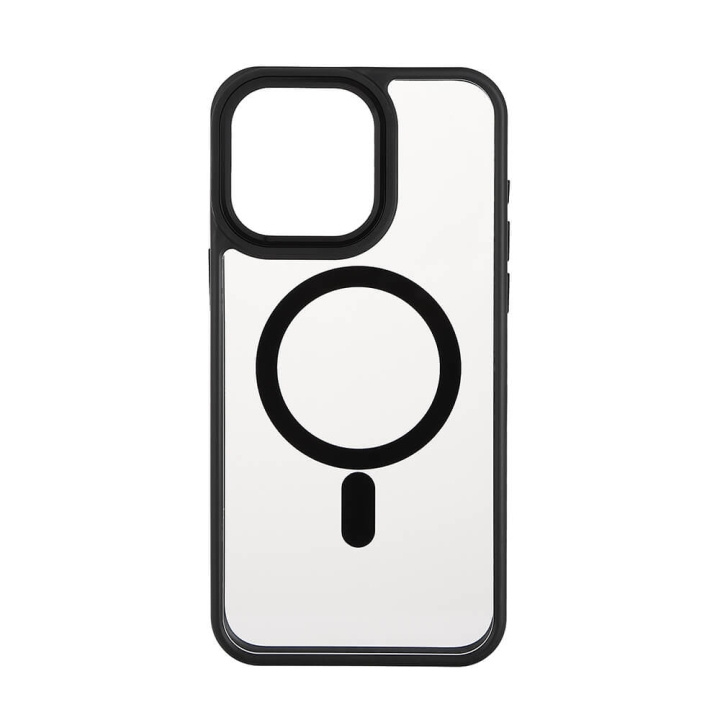 Onsala Phone Case Bumper MagSeries Black & Clear - iPhone 15 Pro Max in the group SMARTPHONE & TABLETS / Phone cases / Apple / iPhone 15 at TP E-commerce Nordic AB (C30286)
