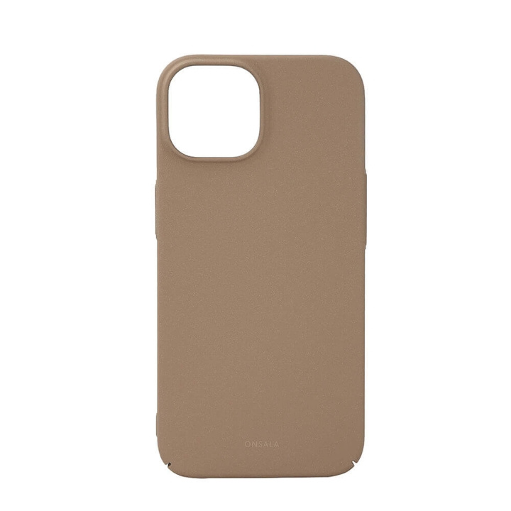 ONSALA Phone Case Ultra Slim Sand Burst Beige - iPhone 15 in the group SMARTPHONE & TABLETS / Phone cases / Apple / iPhone 15 at TP E-commerce Nordic AB (C30294)