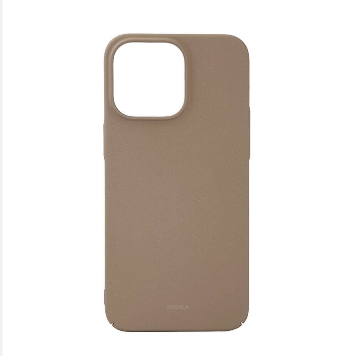 Onsala Backcover Thin Sand Burst iPhone 15 Pro Max Beige in the group SMARTPHONE & TABLETS / Phone cases / Apple / iPhone 15 at TP E-commerce Nordic AB (C30296)