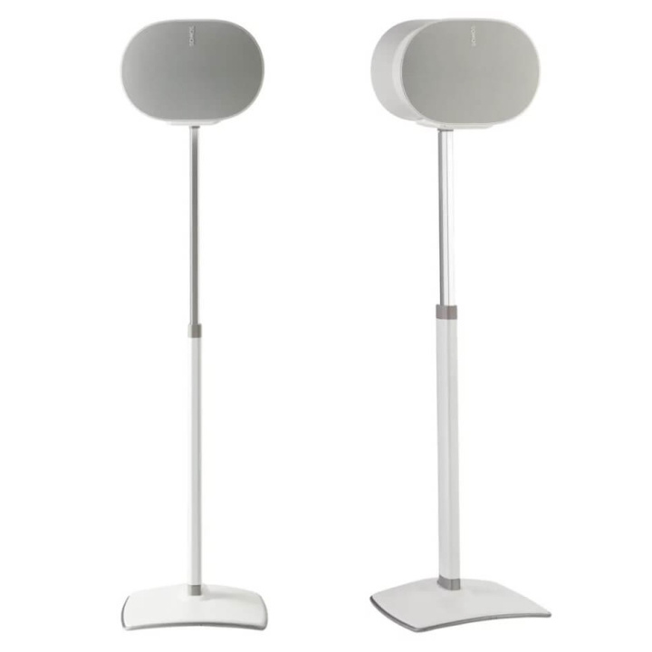 SANUS Floor Stand Adjustable for Sonos ERA 300 Pair White in the group HOME ELECTRONICS / Audio & Picture / Speakers & accessories / Speaker mounts at TP E-commerce Nordic AB (C30338)