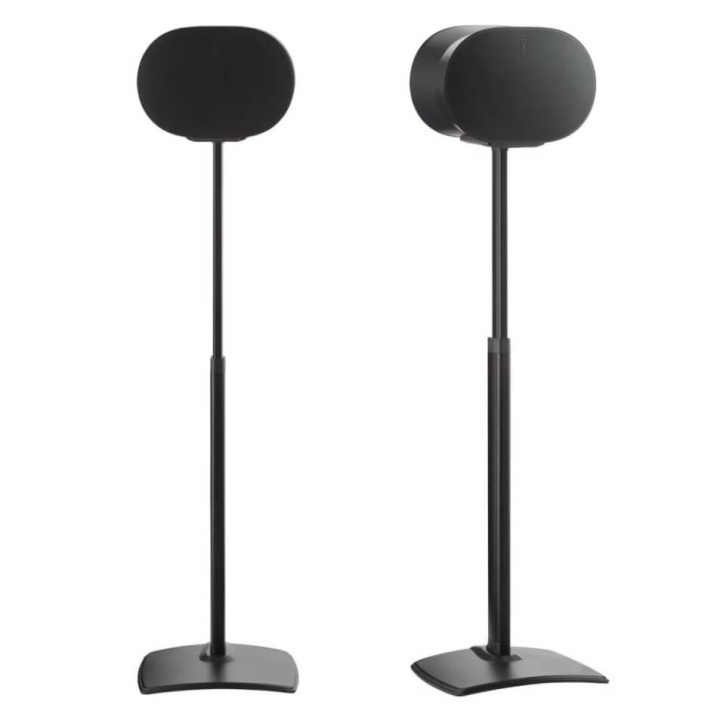SANUS Floor Stand Adjustable for Sonos ERA 300 Pair Black in the group HOME ELECTRONICS / Audio & Picture / Speakers & accessories / Speaker mounts at TP E-commerce Nordic AB (C30339)