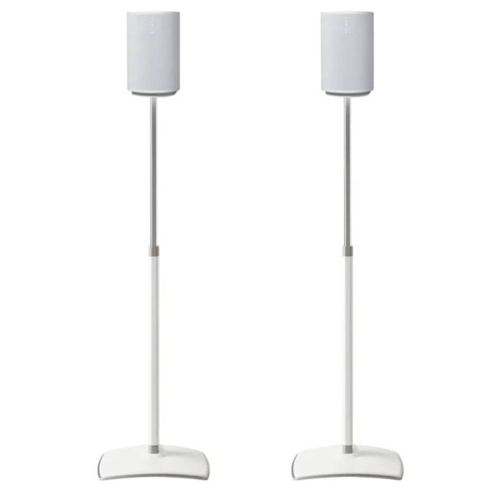SANUS Floor Stand Adjustable for Sonos ERA 100 Pair White in the group HOME ELECTRONICS / Audio & Picture / Speakers & accessories / Speaker mounts at TP E-commerce Nordic AB (C30342)