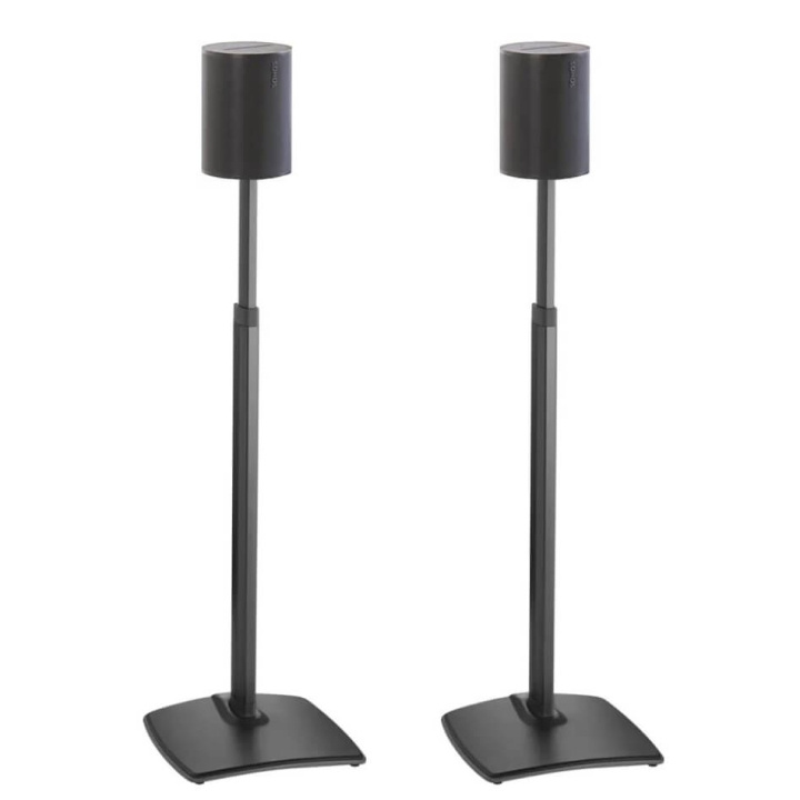 SANUS Floor Stand Adjustable for Sonos ERA 100 Pair Black in the group HOME ELECTRONICS / Audio & Picture / Speakers & accessories / Speaker mounts at TP E-commerce Nordic AB (C30343)