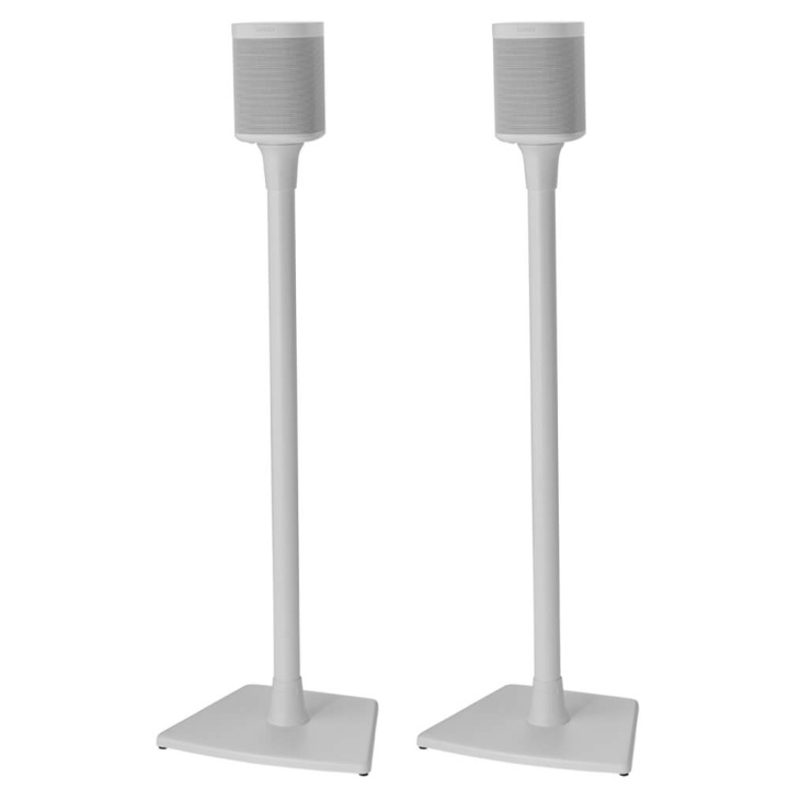 SANUS Floor Stand for Sonos One SL Play:1 Play:3 Pair White in the group HOME ELECTRONICS / Audio & Picture / Speakers & accessories / Speaker mounts at TP E-commerce Nordic AB (C30346)