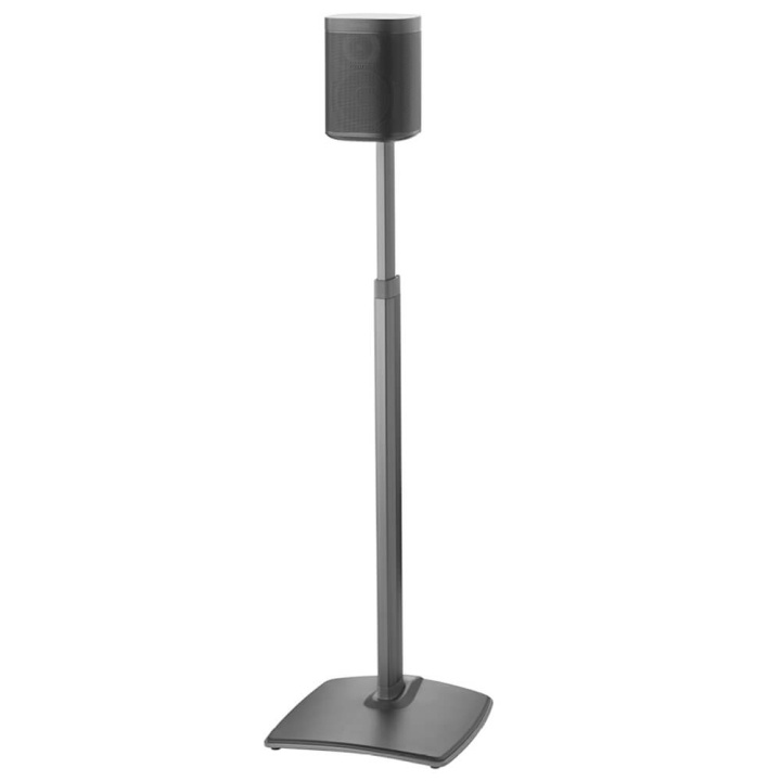 SANUS Floor Stand Adjustable One SL Play:1 Play:3 Single Black in the group HOME ELECTRONICS / Audio & Picture / Speakers & accessories / Speaker mounts at TP E-commerce Nordic AB (C30349)