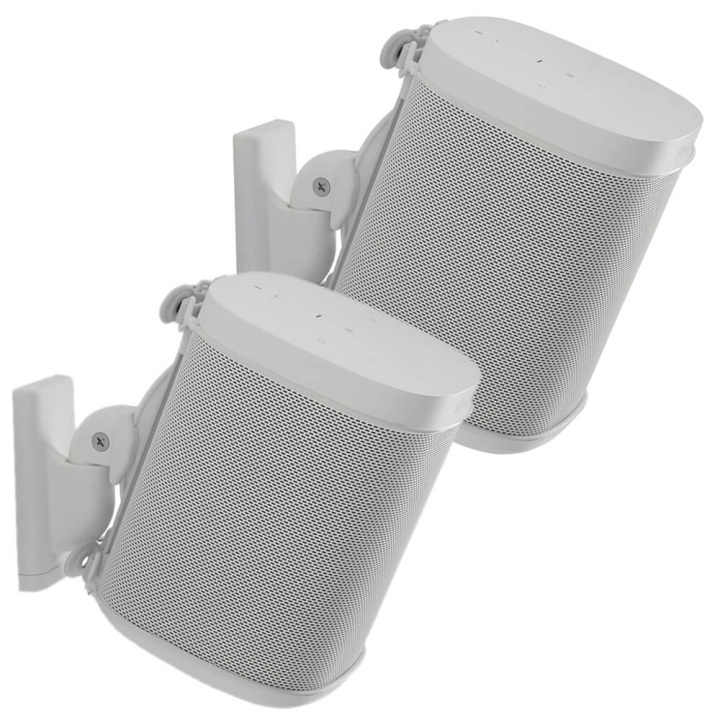 SANUS Wall Mount for Sonos One SL Play:1 Play:3 Pair White in the group HOME ELECTRONICS / Audio & Picture / Speakers & accessories / Speaker mounts at TP E-commerce Nordic AB (C30354)