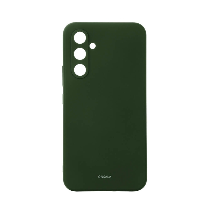 Onsala Phone Case Silicone Dark Green - Samsung Galaxy A54 5G in the group SMARTPHONE & TABLETS / Phone cases / Samsung at TP E-commerce Nordic AB (C30359)