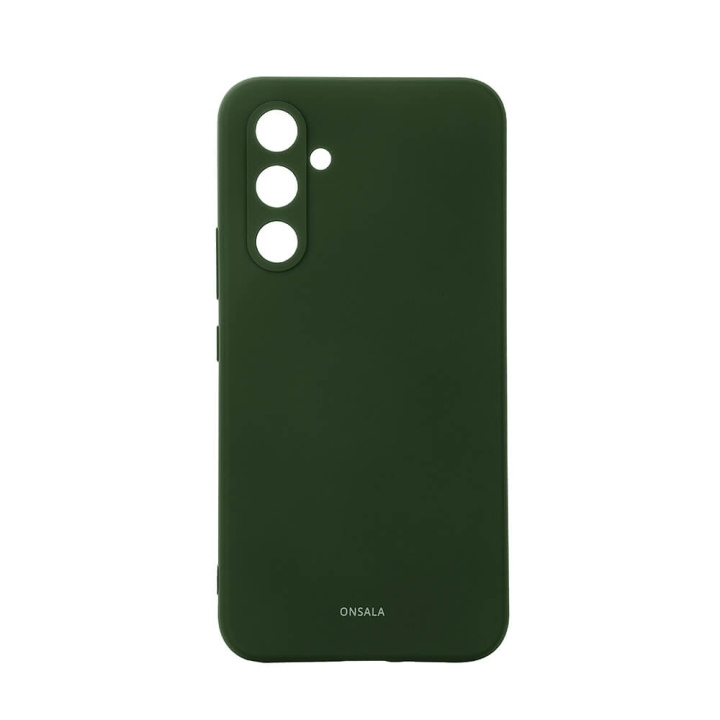 Onsala Phone Case Silicone Olive Green - Samsung Galaxy A54 5G in the group SMARTPHONE & TABLETS / Phone cases / Samsung at TP E-commerce Nordic AB (C30359)