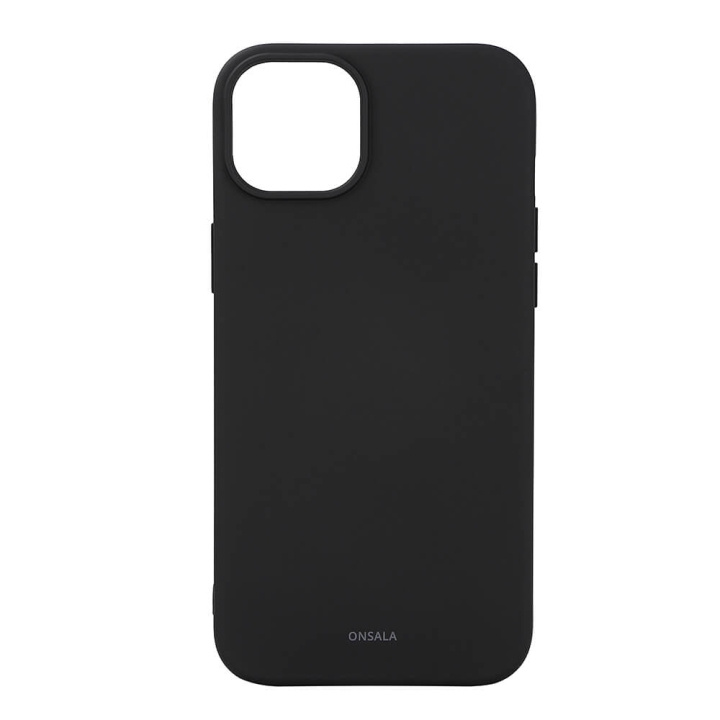 Onsala Phone Case with Silicone Feel MagSeries Black - iPhone 15 Plus in the group SMARTPHONE & TABLETS / Phone cases / Apple / iPhone 15 at TP E-commerce Nordic AB (C30362)