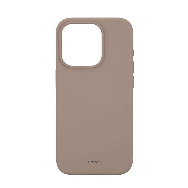 Onsala Back Sil Touch Recycled MagSerie iPhone 15 Pro Summer Sand in the group SMARTPHONE & TABLETS / Phone cases / Apple / iPhone 15 at TP E-commerce Nordic AB (C30377)