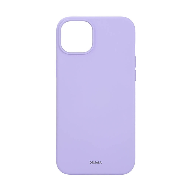 Onsala Phone Case with Silicone Feel MagSeries Purple - iPhone 15 Plus in the group SMARTPHONE & TABLETS / Phone cases / Apple / iPhone 15 at TP E-commerce Nordic AB (C30381)