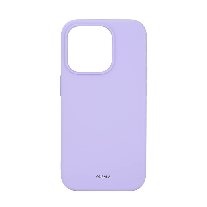 Onsala Phone Case with Silicone Feel MagSeries Purple - iPhone 15 Pro in the group SMARTPHONE & TABLETS / Phone cases / Apple / iPhone 15 at TP E-commerce Nordic AB (C30382)