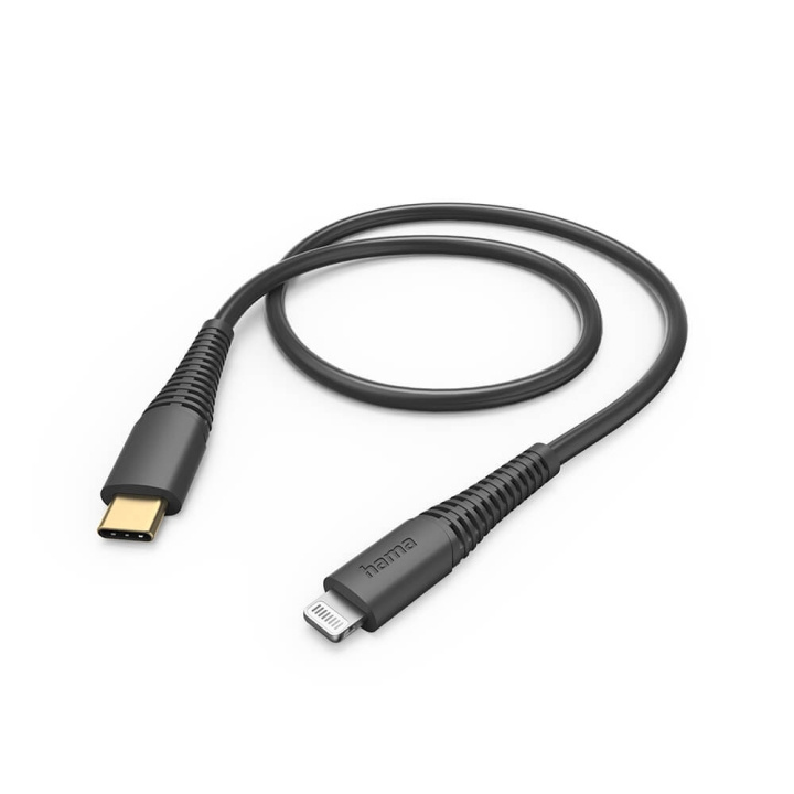 Hama Charging Cable USB-C to Lightning Black 1.5m in the group SMARTPHONE & TABLETS / Chargers & Cables / Cables / Cables Lightning at TP E-commerce Nordic AB (C30417)