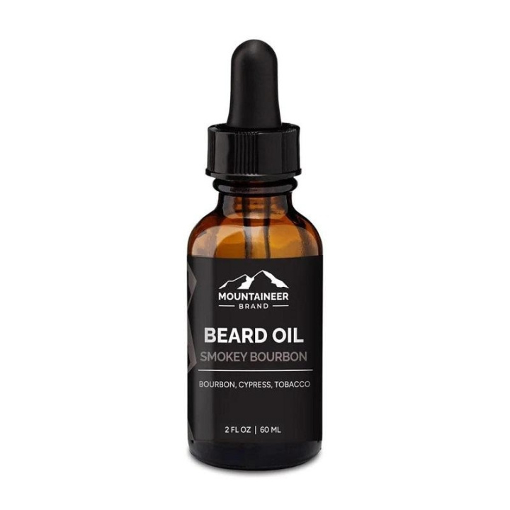Mountaineer Brand Smokey Bourbon Beard Oil 60ml in the group BEAUTY & HEALTH / Hair & Styling / Beard care / Beard oil at TP E-commerce Nordic AB (C30434)