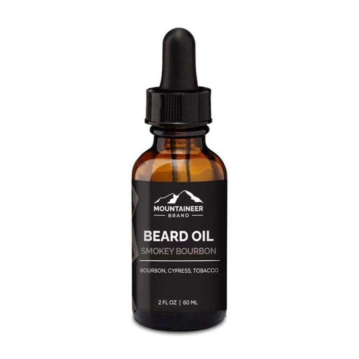 Mountaineer Brand Smokey Bourbon Beard Oil 60ml in the group BEAUTY & HEALTH / Hair & Styling / Beard care / Beard oil at TP E-commerce Nordic AB (C30434)