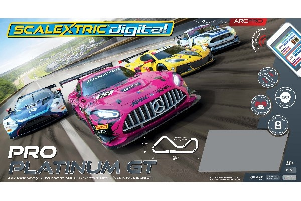 Scalextric ARC PRO - Pro Platinum in the group TOYS, KIDS & BABY PRODUCTS / Radio controlled / Racing tracks / Tracks at TP E-commerce Nordic AB (C30490)