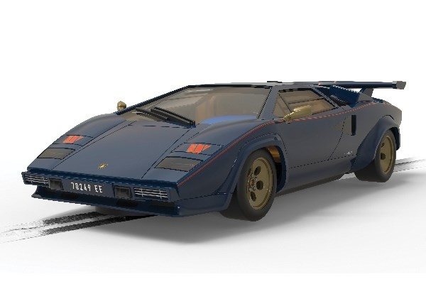 SCALEXTRIC Lamborghini Countach, Walter Wolf, Blue And Gold in the group TOYS, KIDS & BABY PRODUCTS / Radio controlled / Racing tracks / Cars at TP E-commerce Nordic AB (C30514)