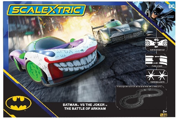 Scalextric Batman Vs The Joker - The Battle of Arkham 1:32 in the group TOYS, KIDS & BABY PRODUCTS / Radio controlled / Racing tracks / Tracks at TP E-commerce Nordic AB (C30523)