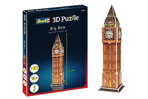 Revell 3D Puzzle Big Ben in the group Sport, leisure & Hobby / Hobby / Plastic models / Various products at TP E-commerce Nordic AB (C30546)
