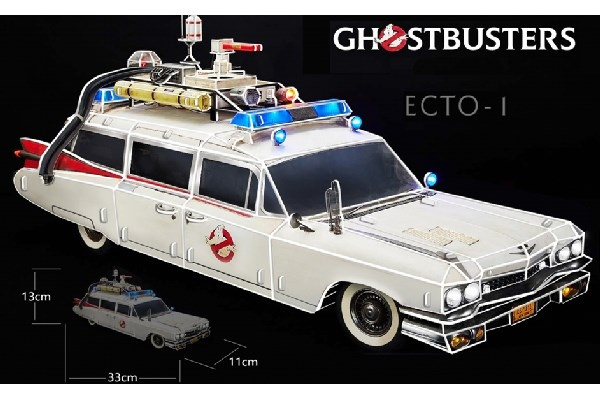 Revell 3D puzzle Ghostbusters Ecto-1 in the group Sport, leisure & Hobby / Hobby / Plastic models / Cars at TP E-commerce Nordic AB (C30547)