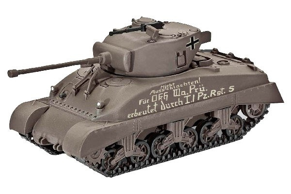 Revell Sherman M4A1 1:72 in the group Sport, leisure & Hobby / Hobby / Plastic models / Military vehicles (land) at TP E-commerce Nordic AB (C30553)