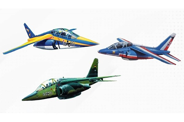 Revell Alha Jet, 50th Anniversary 1:144 in the group Sport, leisure & Hobby / Hobby / Plastic models / Airplanes/Helicopters at TP E-commerce Nordic AB (C30558)