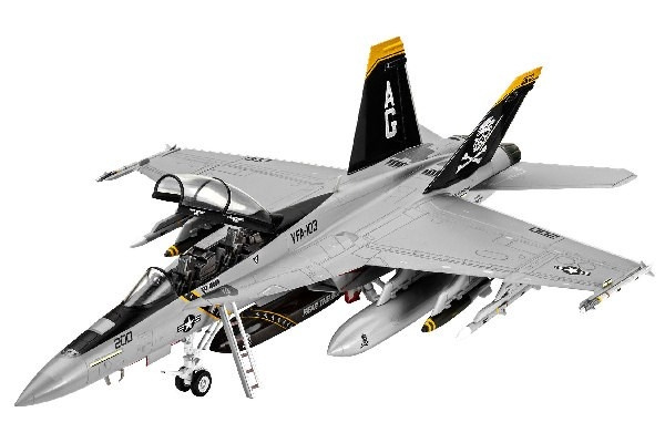 Revell F/A-18F Super Hornet in the group Sport, leisure & Hobby / Hobby / Plastic models / Airplanes/Helicopters at TP E-commerce Nordic AB (C30562)