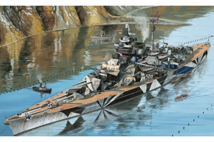 Revell German Battleship WWII Tirpitz 1:350 in the group Sport, leisure & Hobby / Hobby / Plastic models / Ships at TP E-commerce Nordic AB (C30570)