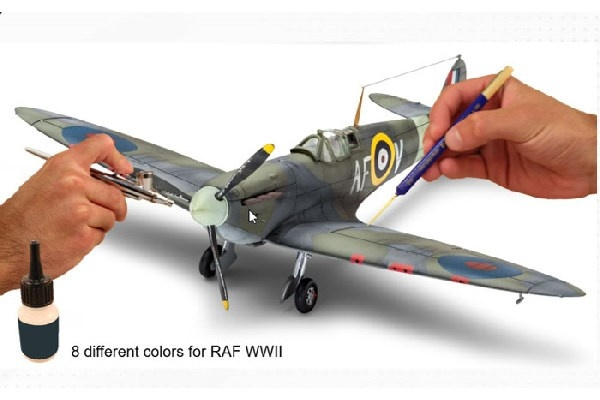 Revell Model Color, RAF WWII 8x17ml in the group Sport, leisure & Hobby / Hobby / Hobby colors / Revell / Color set at TP E-commerce Nordic AB (C30623)