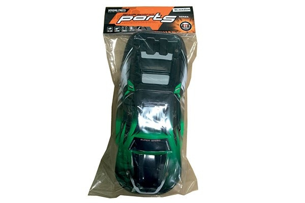 BLACKZON 1508 Car Shell green in the group TOYS, KIDS & BABY PRODUCTS / Radio controlled / Spare parts & Extra accessories / Blackzon at TP E-commerce Nordic AB (C30639)