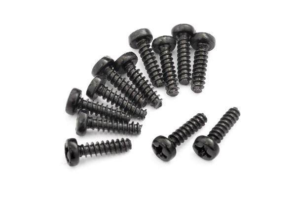 BLACKZON Pan head Self Tapping Screws PBHO2.6*10mm in the group TOYS, KIDS & BABY PRODUCTS / Radio controlled / Spare parts & Extra accessories / Blackzon at TP E-commerce Nordic AB (C30745)