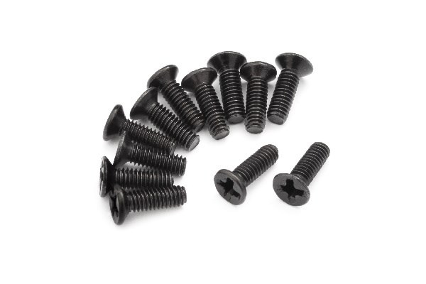 BLACKZON Countersunk Screws KM2.5*8 in the group TOYS, KIDS & BABY PRODUCTS / Radio controlled / Spare parts & Extra accessories / Blackzon at TP E-commerce Nordic AB (C30746)