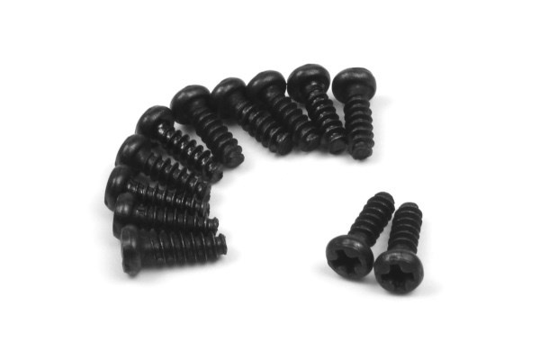BLACKZON Pan Head Self Tapping Screws 6x8mm (12pcs) in the group TOYS, KIDS & BABY PRODUCTS / Radio controlled / Spare parts & Extra accessories / Blackzon at TP E-commerce Nordic AB (C30808)