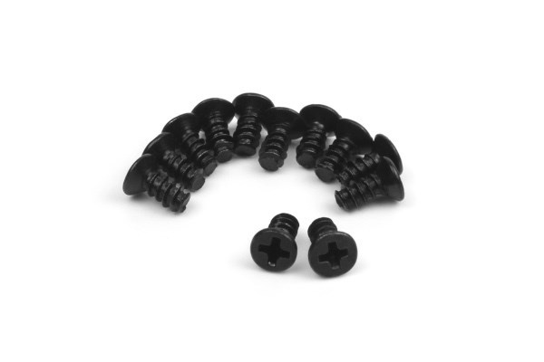 BLACKZON Countersunk Self Tapping Screws 6x6mm (12pcs) in the group TOYS, KIDS & BABY PRODUCTS / Radio controlled / Spare parts & Extra accessories / Blackzon at TP E-commerce Nordic AB (C30810)