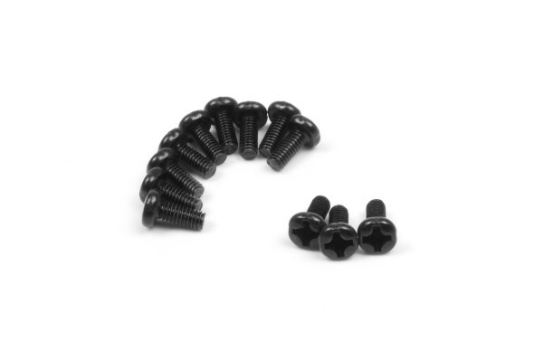 BLACKZON Pan Head Screws 2.5x6mm (12pcs) in the group TOYS, KIDS & BABY PRODUCTS / Radio controlled / Spare parts & Extra accessories / Blackzon at TP E-commerce Nordic AB (C30812)
