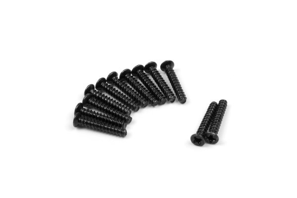 BLACKZON Countersunk Self Tapping 2x12mm (12pcs) in the group TOYS, KIDS & BABY PRODUCTS / Radio controlled / Spare parts & Extra accessories / Blackzon at TP E-commerce Nordic AB (C30814)