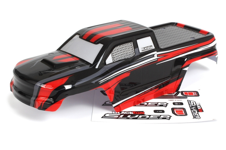 BLACKZON Slyder MT Body (Black/Red) in the group TOYS, KIDS & BABY PRODUCTS / Radio controlled / Spare parts & Extra accessories / Blackzon at TP E-commerce Nordic AB (C30839)