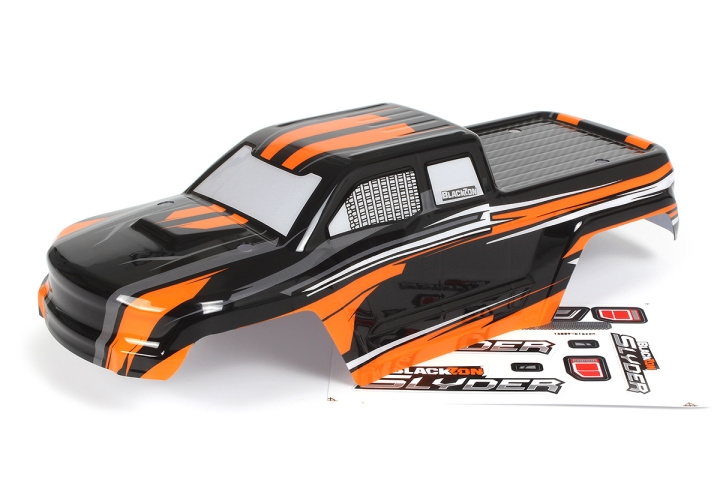 BLACKZON Slyder MT Body (Black/Orange) in the group TOYS, KIDS & BABY PRODUCTS / Radio controlled / Spare parts & Extra accessories / Blackzon at TP E-commerce Nordic AB (C30840)