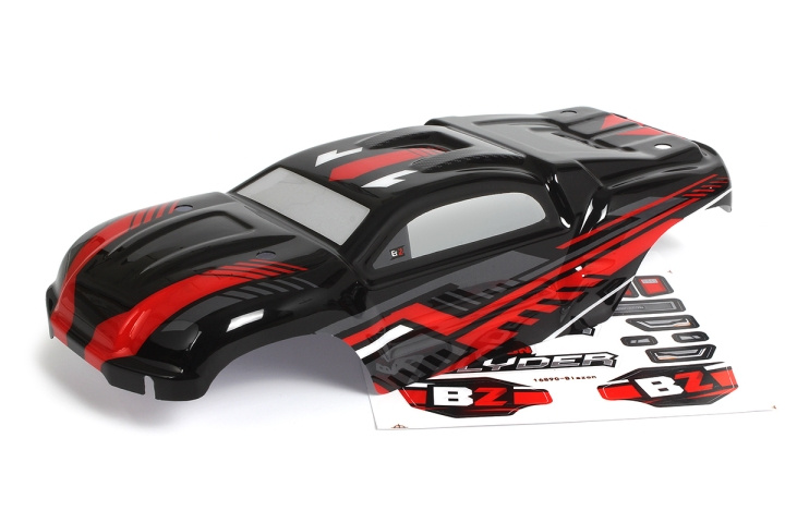 BLACKZON Slyder ST Body (Black/Red) in the group TOYS, KIDS & BABY PRODUCTS / Radio controlled / Spare parts & Extra accessories / Blackzon at TP E-commerce Nordic AB (C30841)