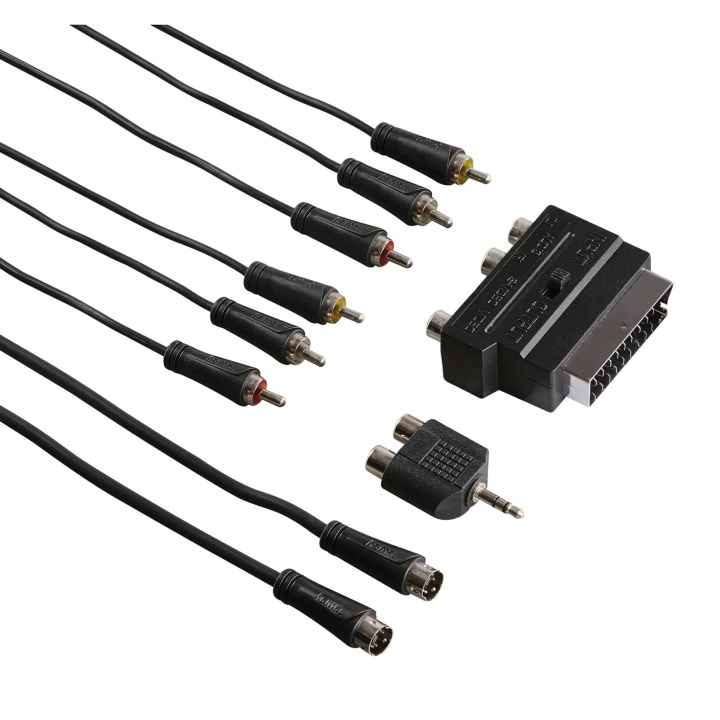 Hama Universal DVD Connection Kit, 2.0 m in the group HOME ELECTRONICS / Cables & Adapters / Audio Digital at TP E-commerce Nordic AB (C30882)