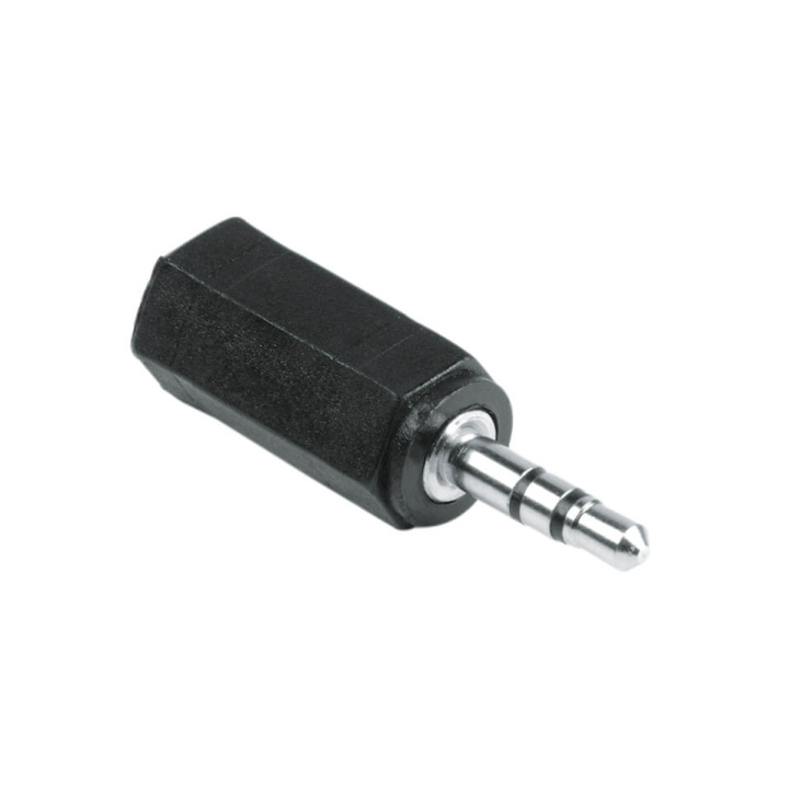 Hama Adapter Audio 3.5mm-2.5mm Hane-Hona Stereo Svart in the group HOME ELECTRONICS / Cables & Adapters / Audio analog / Adapters at TP E-commerce Nordic AB (C30900)