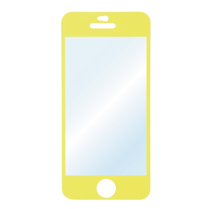Hama Skärmskydd iPhone5/S/C GUL 1-pack in the group SMARTPHONE & TABLETS / Phone cases / Apple / iPhone 5/5S/SE at TP E-commerce Nordic AB (C30909)
